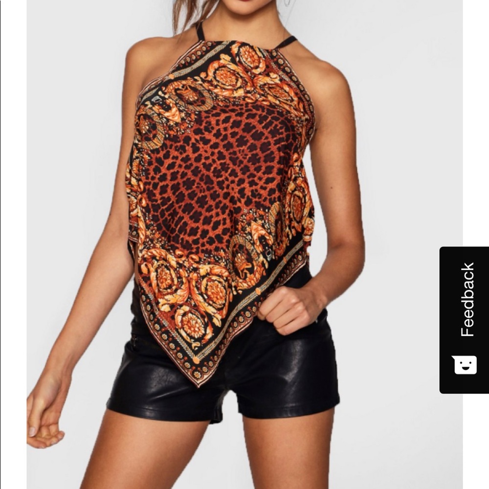 Leopard print cami